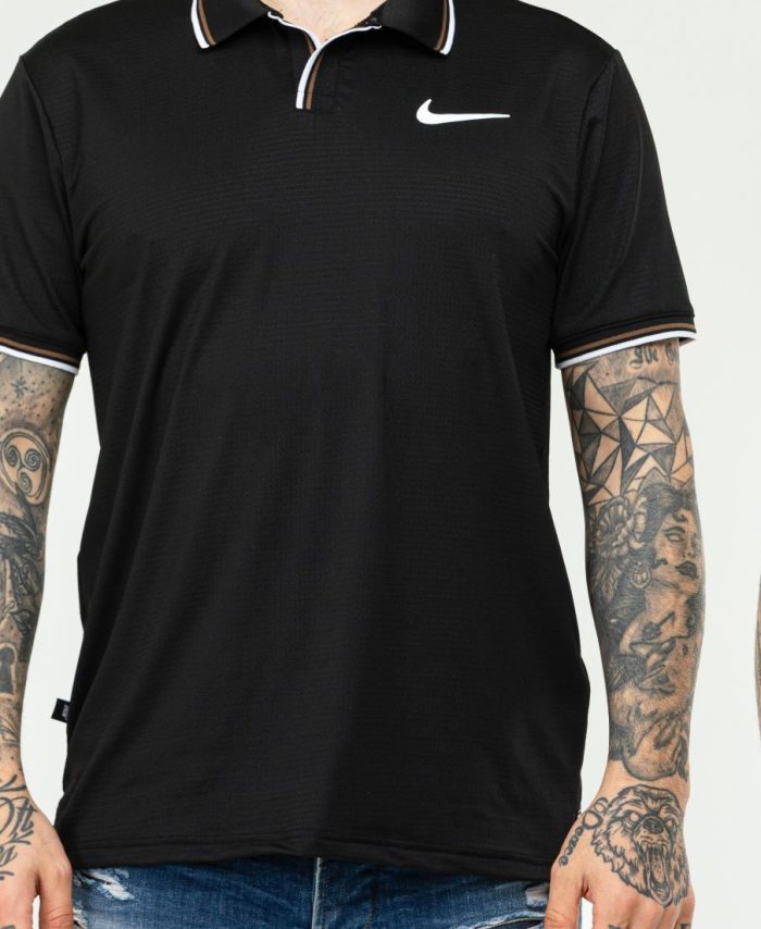 Nike EF-4504 Erkek Polyester Mesh Polo Yaka T-Shirt