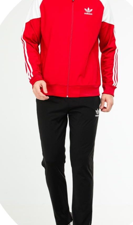 Adidas EA-4057 Battal Beden Erkek Polyester Eşofman Takımı