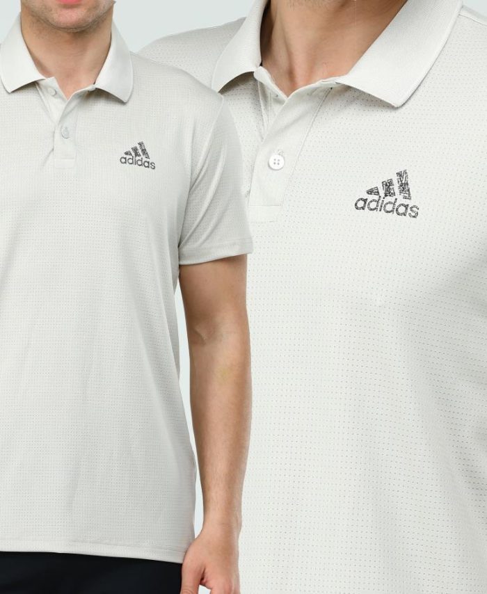 Adidas EF-4003 Erkek Polyester Mesh Polo Yaka T-Shirt